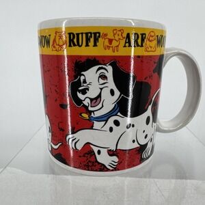 VTG‎ 101 DALMATIANS Coffee Mug Disney Store 1990s Collectible Ceramic 11oz Cup